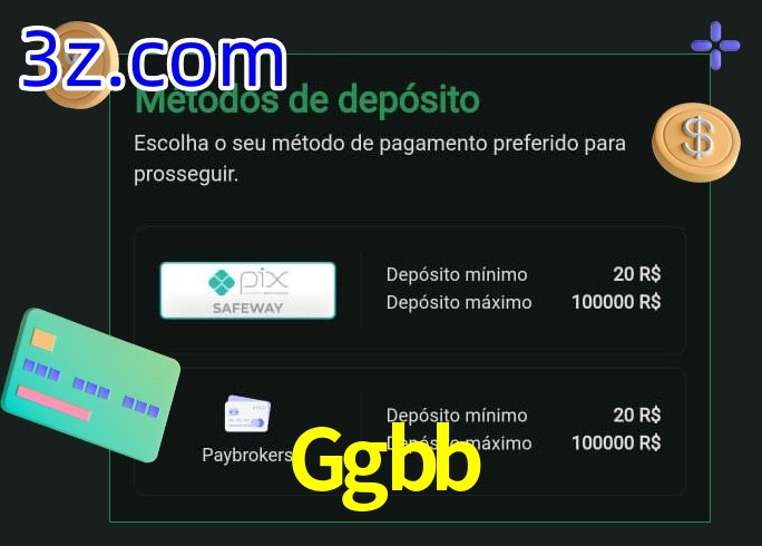 O cassino Ggbb oferece uma grande variedade de métodos de pagamento